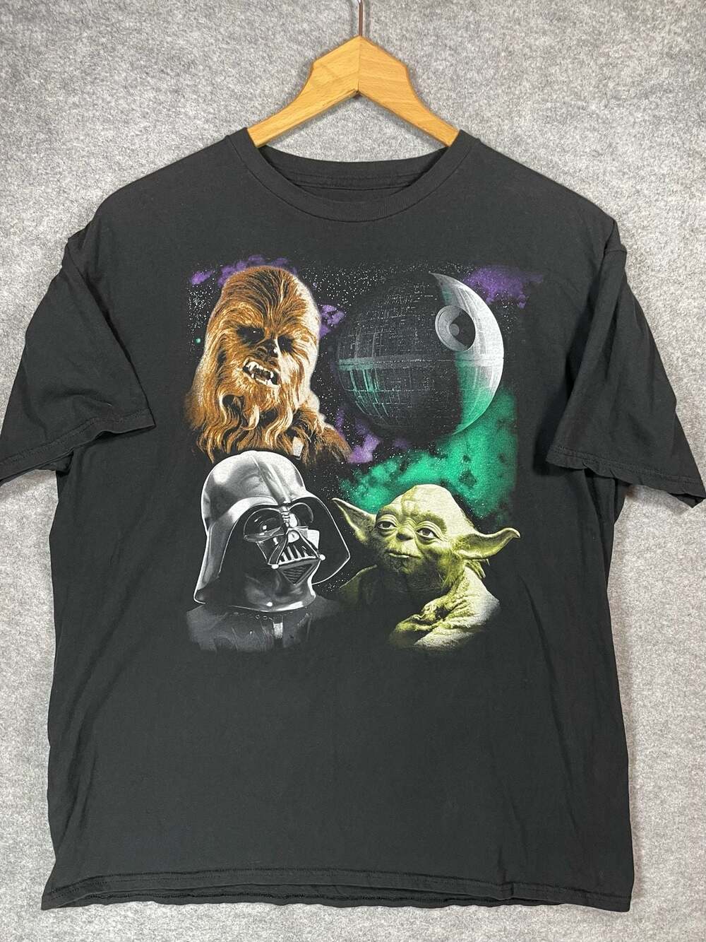 Fifth Sun Star Wars Characters Graphic T-Shirt XL Black - Picture 2 of 6